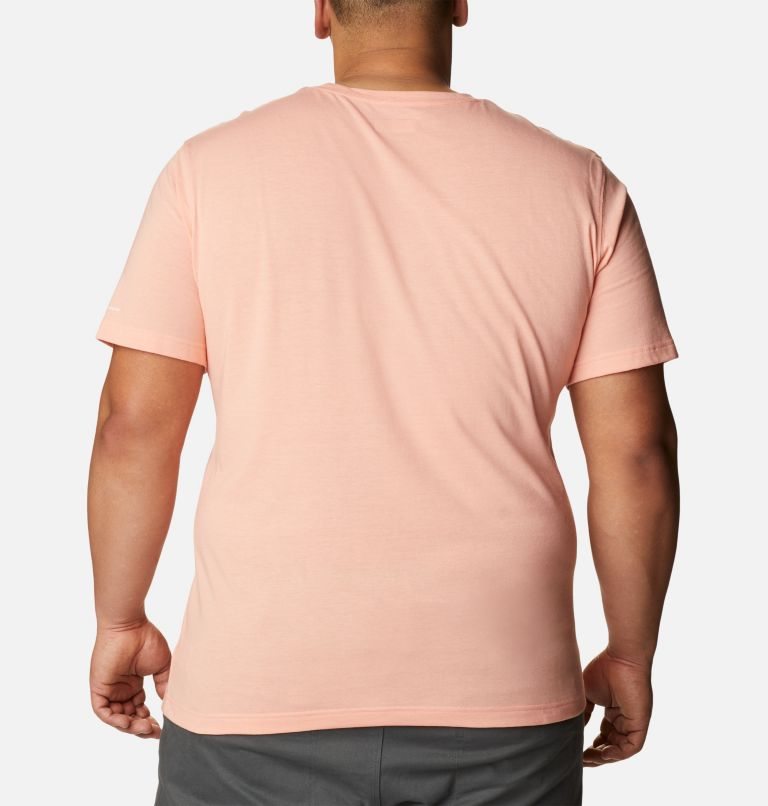 Men's Columbia Thistletown Hills Short Sleeve T Shirts Coral | Plus Size CA-B56A1